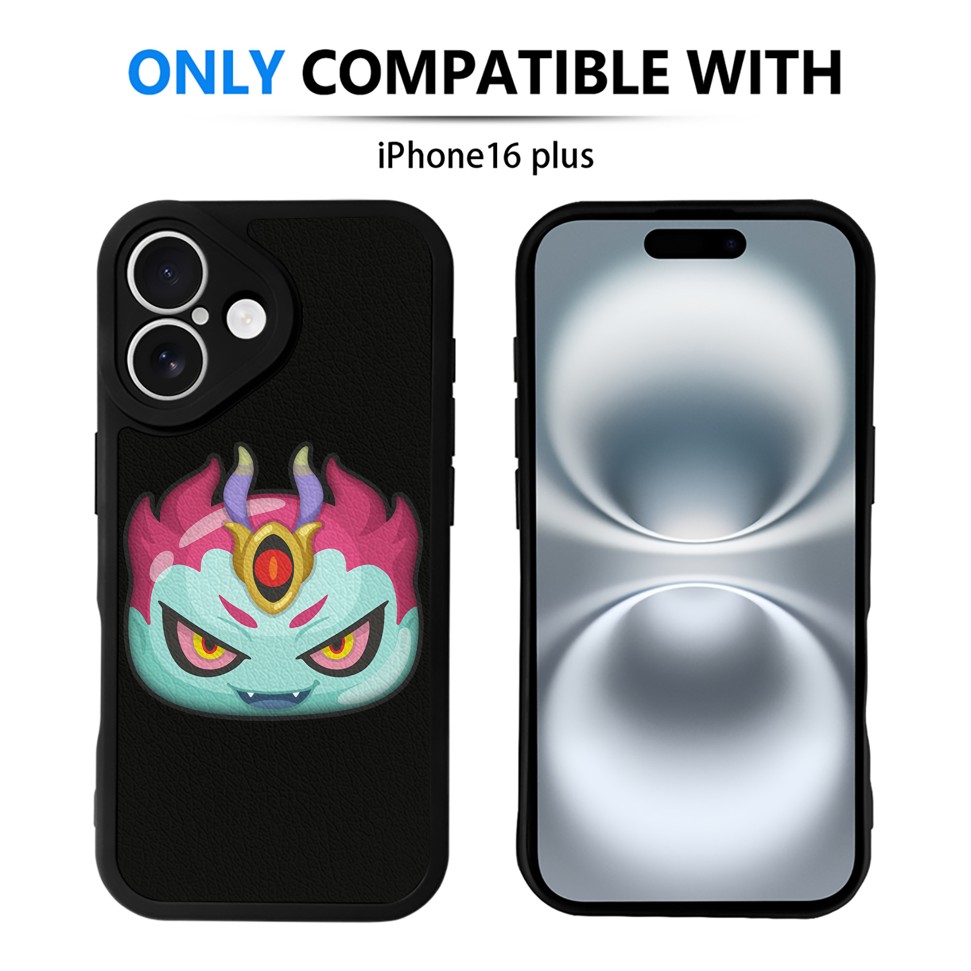 （画像用） 妖怪ウォッチ Yo-kai Watch 【iPhone 16シリーズ対応】シリコンスマホケース（レザー調） 材質：シリコン